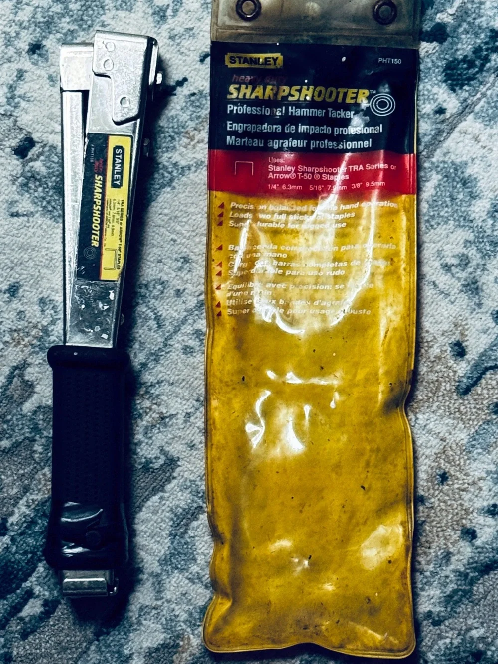 Stanley Sharpshooter Hammer Tacker in Yellow and Black - Picture 2 of 5